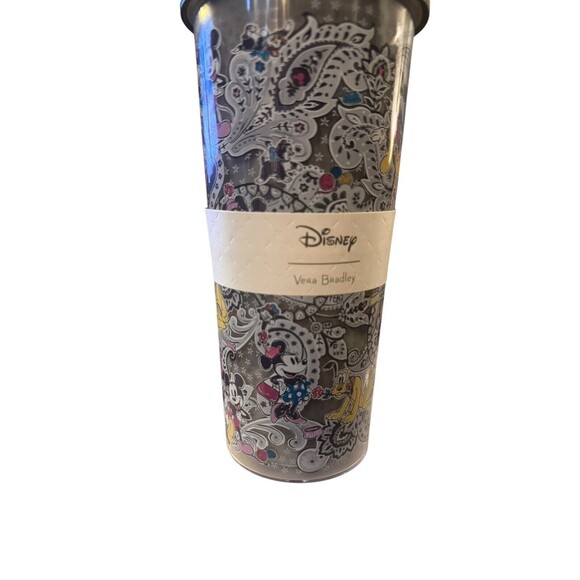 VERA BRADLEY DISNEY TUMBLER W/STRAW:NWT MICKEY New‎ - Picture 6 of 8